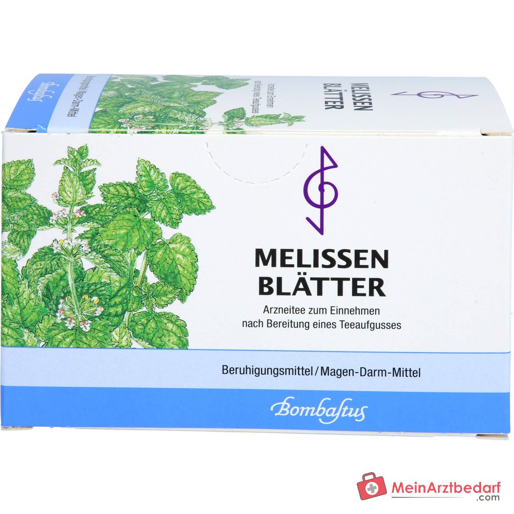 Bombastus Tè ai fogli di melissa bustina filtro, 20 pezzi da 1,5 g