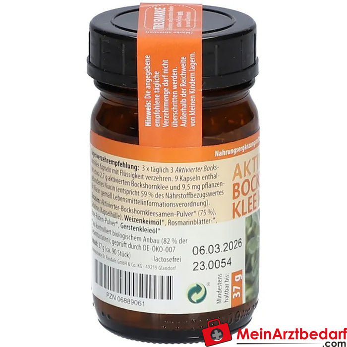 Dr Pandalis Fieno greco attivato in capsule, 90 capsule