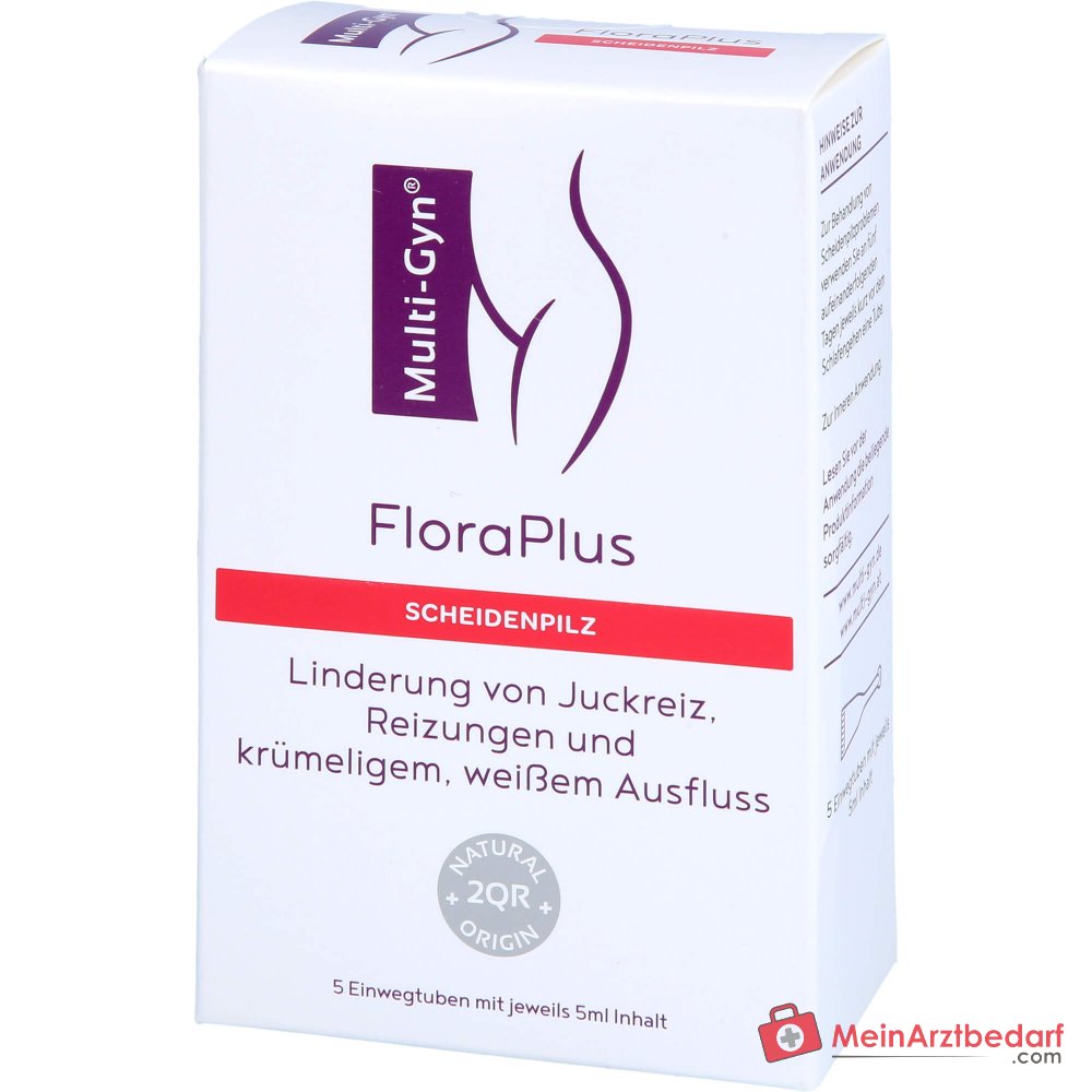 Multi-Gyn FloraPlus prebiotische vaginale gel met lactitol & fructo-oligosachariden 5 x 5 ml