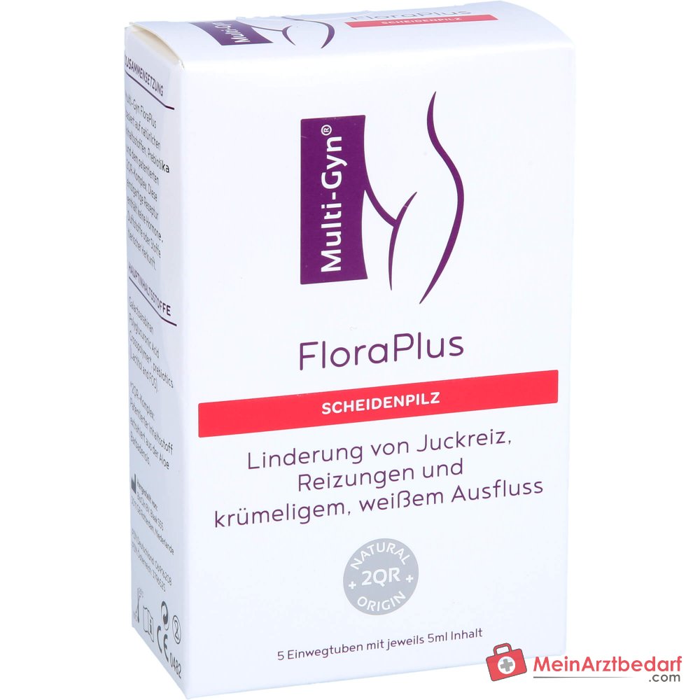 Multi-Gyn FloraPlus prebiotische vaginale gel met lactitol & fructo-oligosachariden 5 x 5 ml