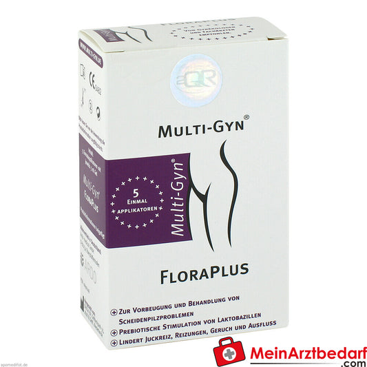 Multi-Gyn FloraPlus - schnelle Wirkung bei Scheidenpilzsymptomen, 5x5 ml.
