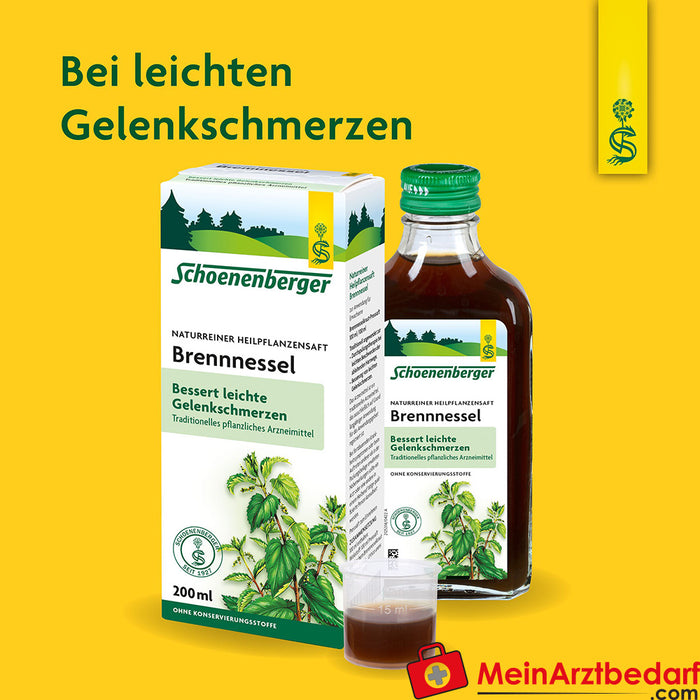 Schoenenberger® zumo puro natural de plantas medicinales de ortiga