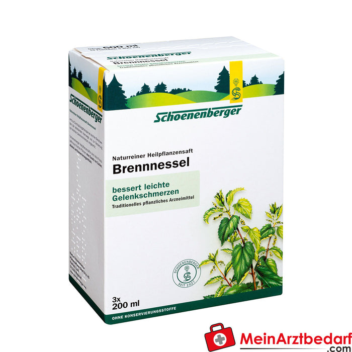 Schoenenberger® zuiver natuurlijk geneeskrachtig plantensap brandnetel