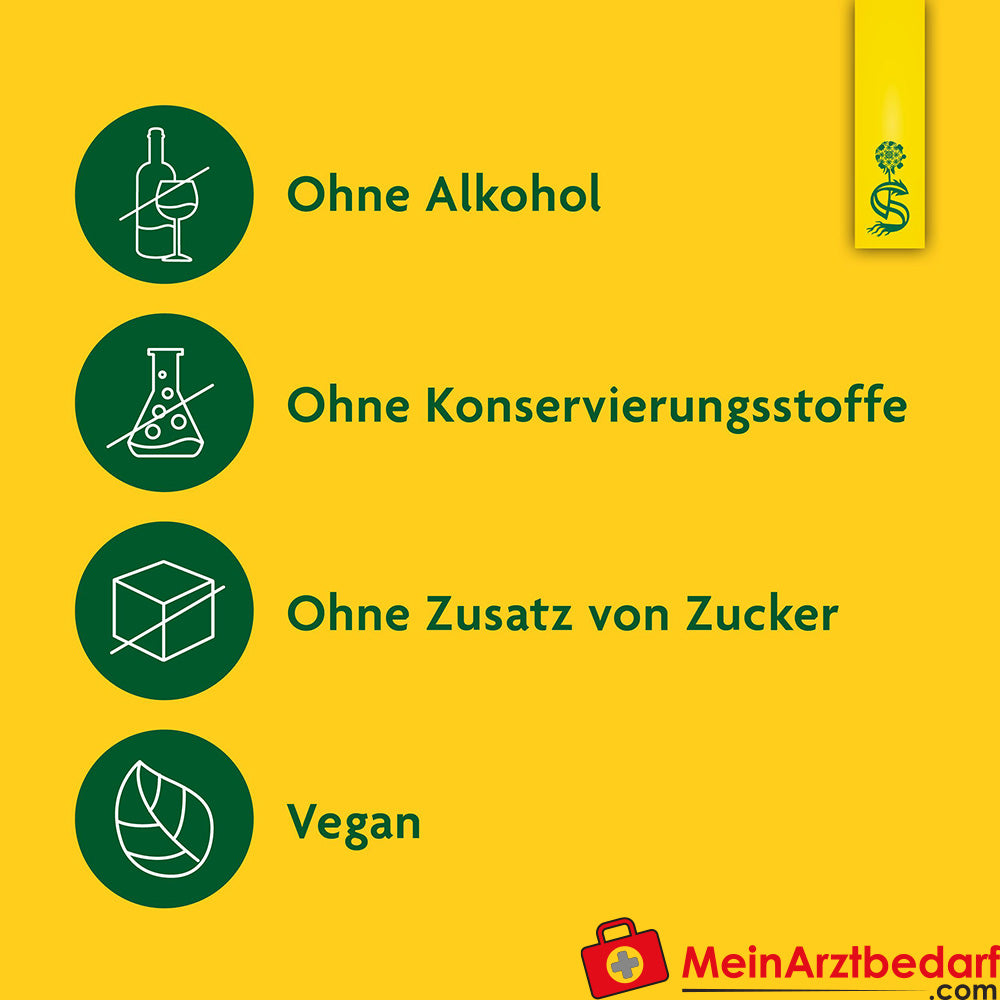 Schoenenberger Natuurlijke Heilzame Planten Sap Sint-Janskruid bij Zenuwzwakte & Nervositeit, 200 ml