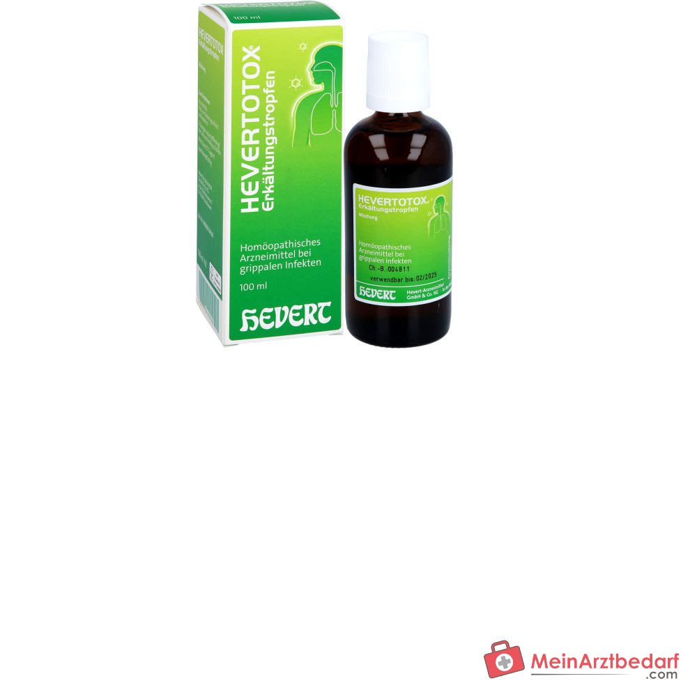 Hevert Hevertotox Krople na przeziębienie, 100 ml
