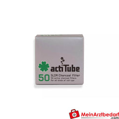 ActiTube Slim Aktivkohlefilter, 50 Stück.