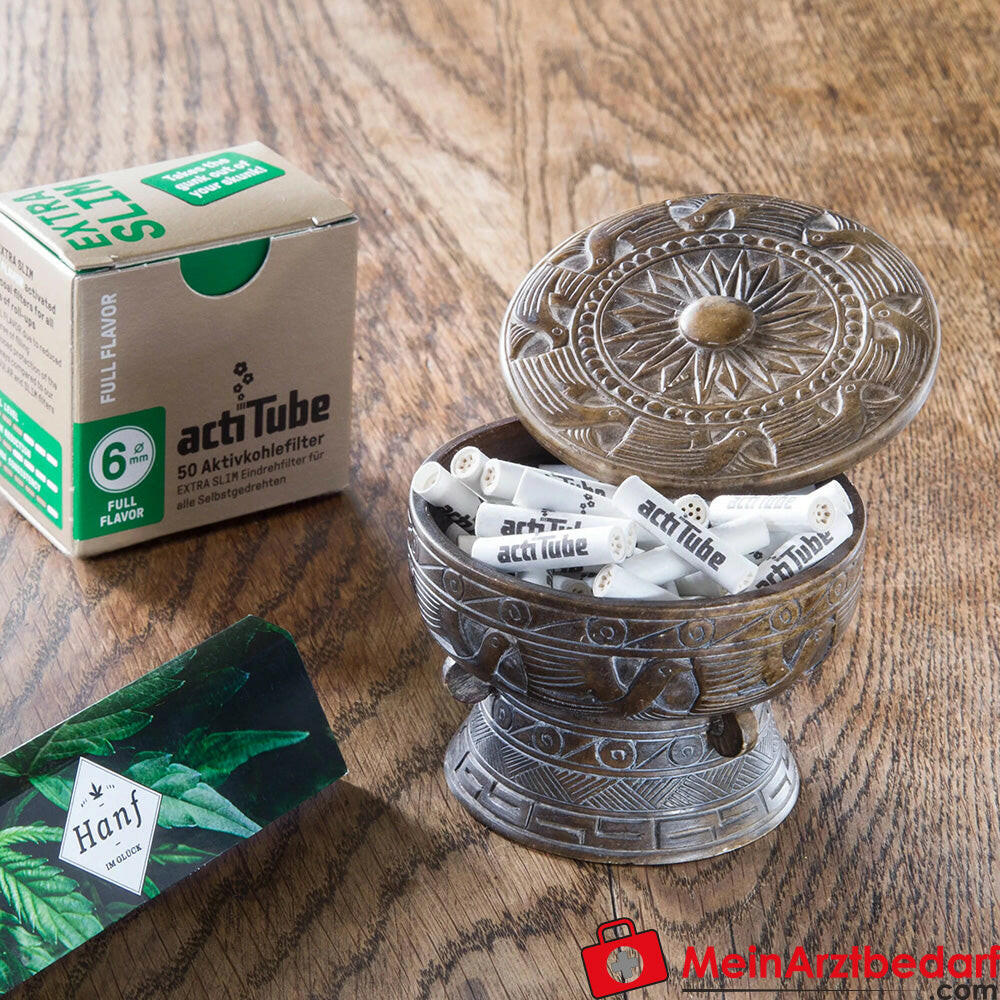 ActiTube Slim Aktivkohlefilter, 50 Stück.