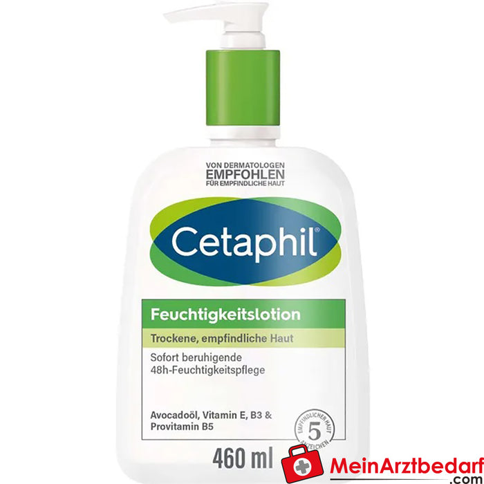 CETAPHIL Moisturising Lotion Immediately Soothing 48h Moisturiser, 460ml