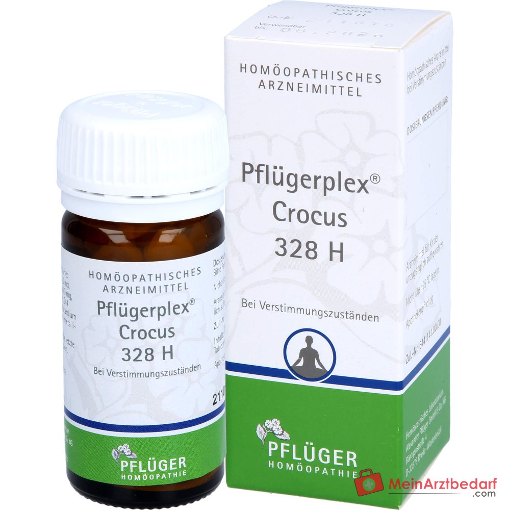 Pflügerplex Crocus 328 H Tabletten 100 St homöopathisches Arzneimittel, Wirkstoffe je 50 mg