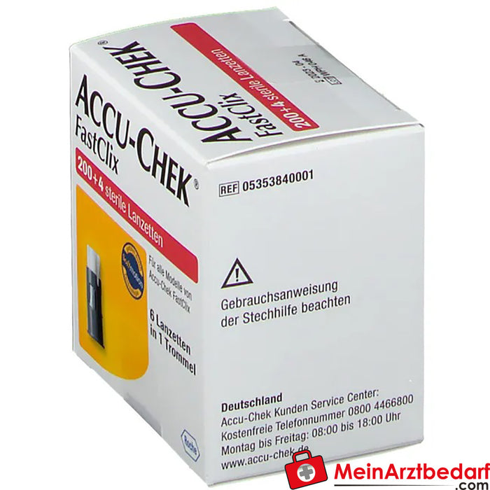 Lancettes ACCU-CHEK® FastClix, 204 pièces