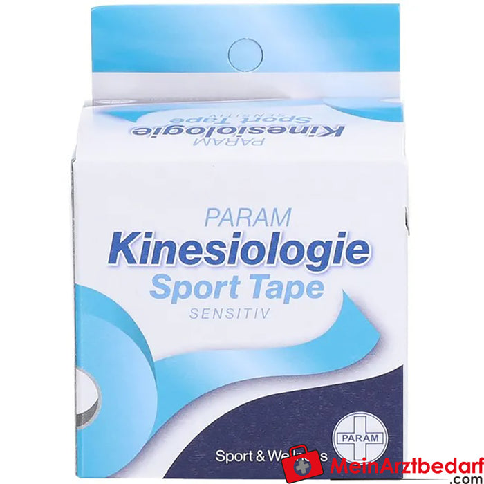 PARAM Kinesiology Sport Tape 5 cm x 5 m bleu