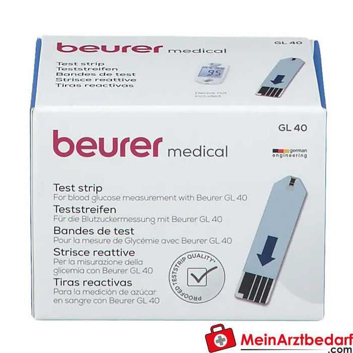 beurer Blood Glucose Test Strips GL40, 50 pcs.