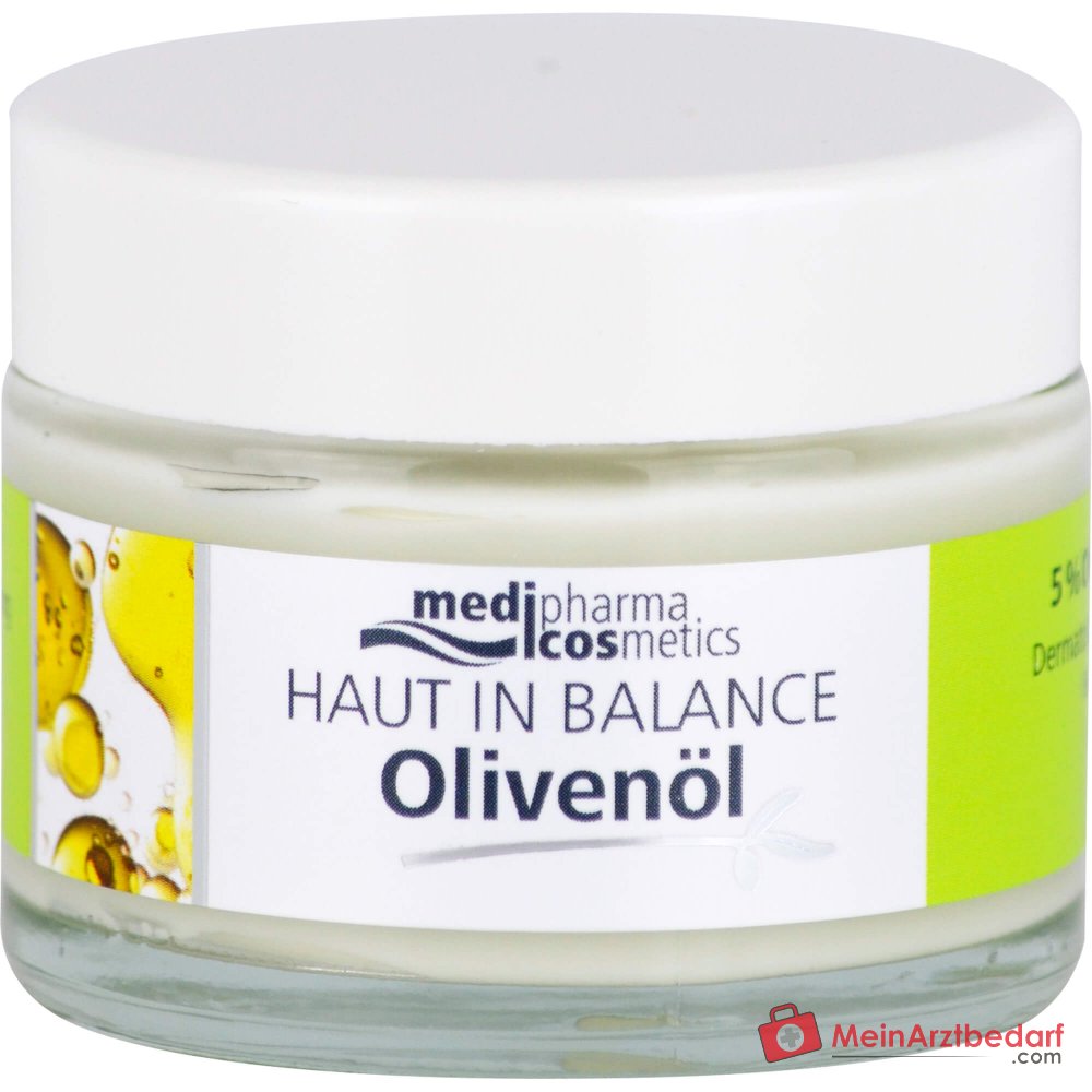 medipharma cosmetics Piel en Equilibrio Crema Facial Dermatológica con Aceite de Oliva, 50 ml