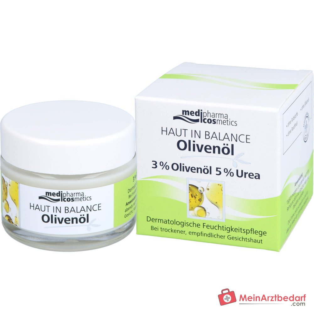 medipharma cosmetics Haut in Balance Olivenöl Feuchtigkeitspflege Creme, 50 ml