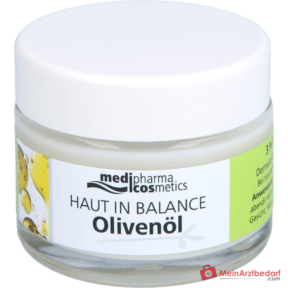 Crema hidratante medipharma cosmetics Haut in Balance con aceite de oliva, 50 ml