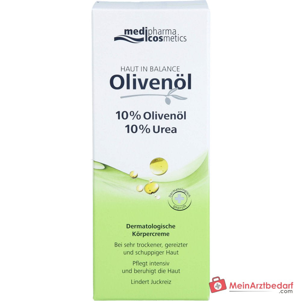 medipharma cosmetics Piel en Equilibrio Aceite de Oliva Crema Corporal Dermatológica, 200 ml