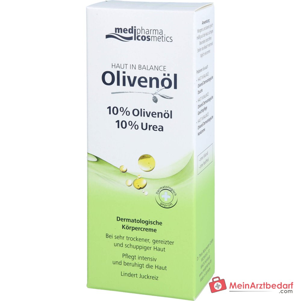 medipharma cosmetics Haut in Balance Olivenöl Dermatologische Körpercreme, 200 ml