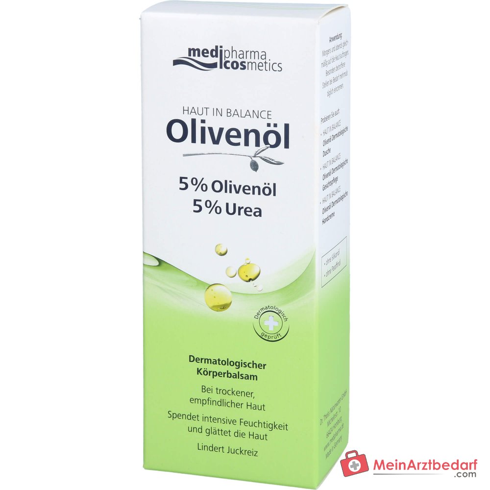medipharma cosmetics Haut in Balance Olivenöl Dermatologischer Körperbalsam, 200 ml