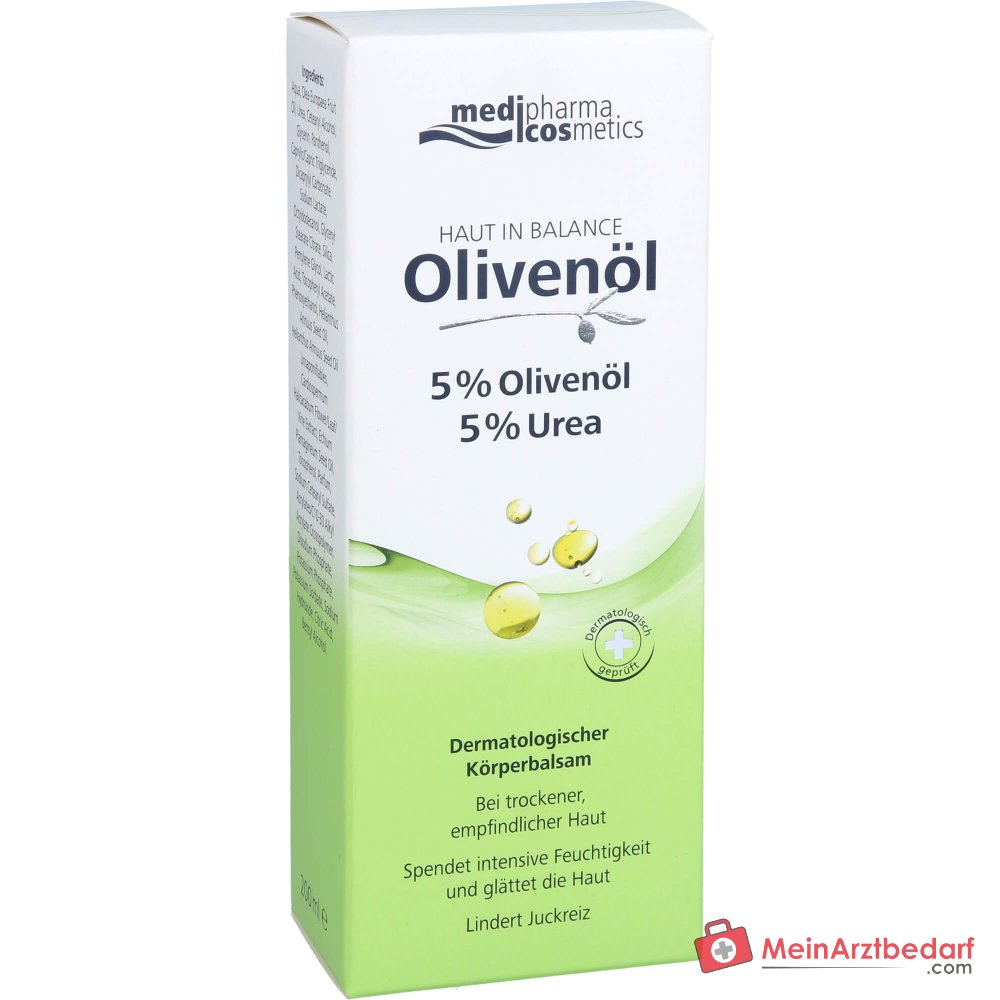 medipharma cosmetics Haut in Balance Olivenöl Dermatologischer Körperbalsam, 200 ml