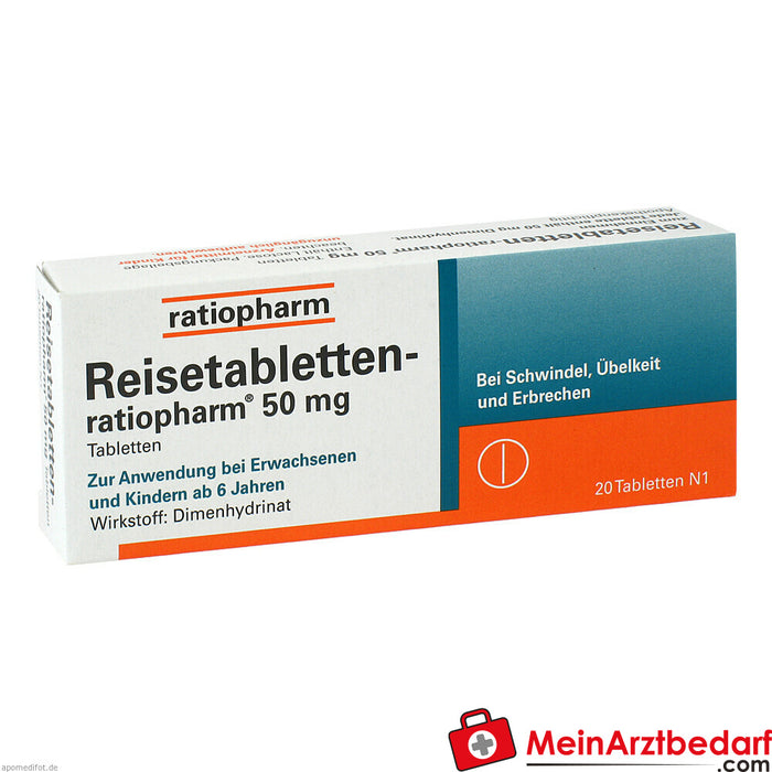 Comprimidos de viagem-ratiopharm