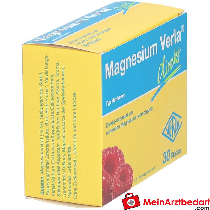 Magnesio Verla® Direct Frambuesa, 30 Cápsulas