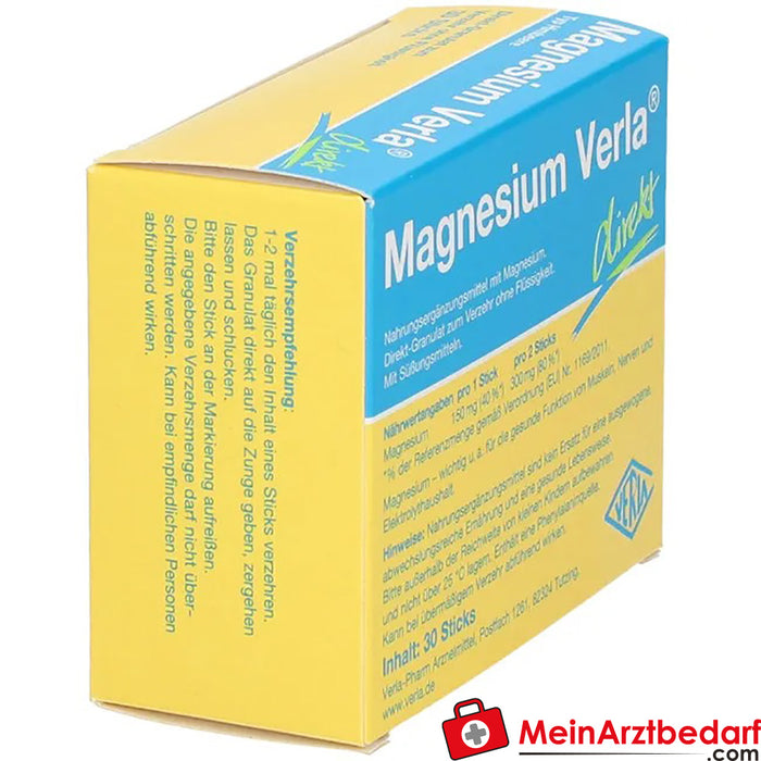 Magnesio Verla® Direct Frambuesa, 30 Cápsulas