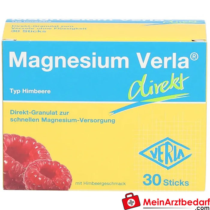 Magnésio Verla® Direct Raspberry, 30 Cápsulas