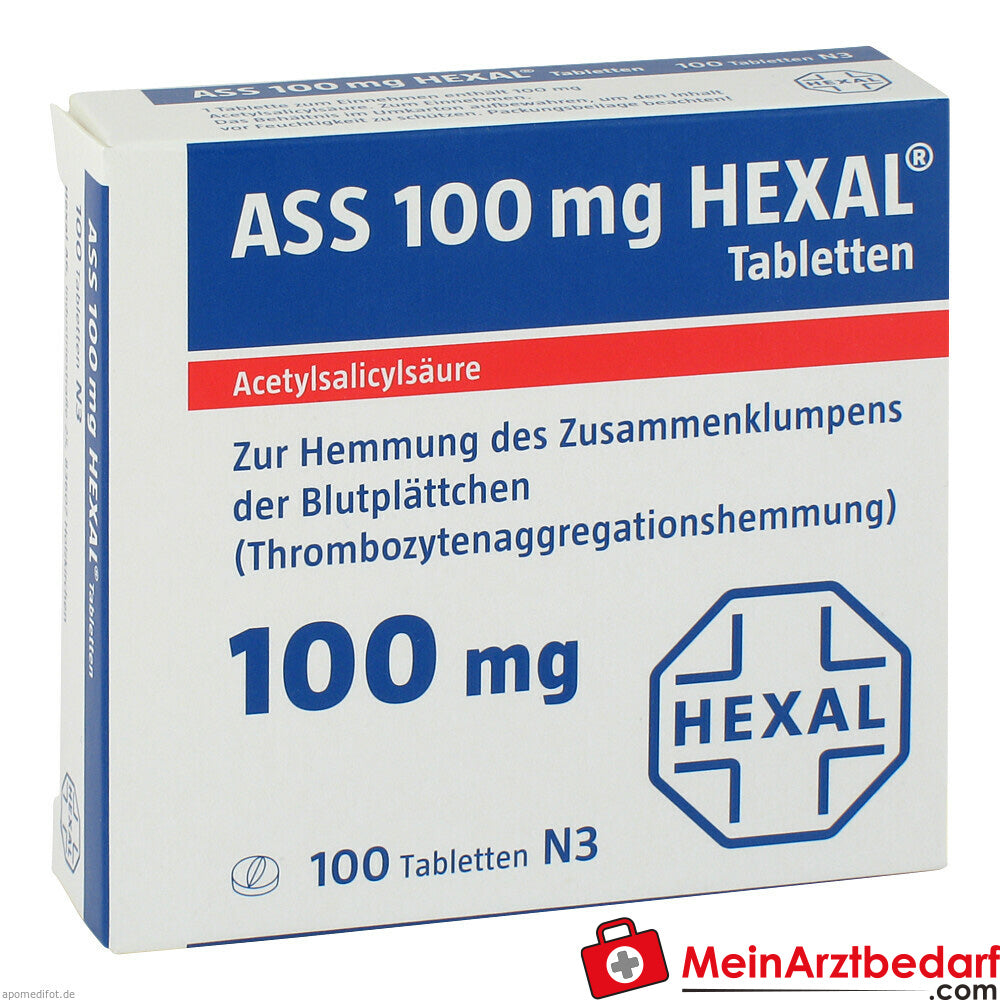 ASS 100mg HEXAL.