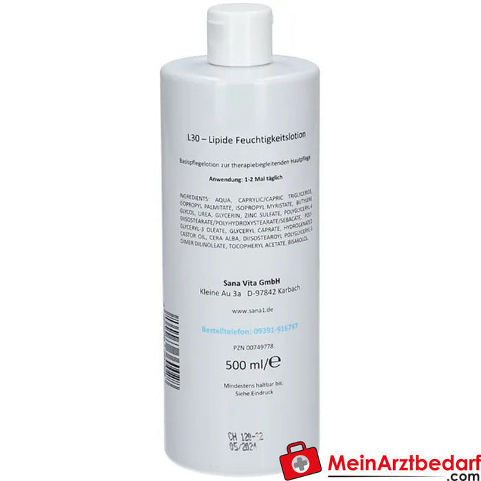 Sana Vita® L30 Lipide Lotion hydratante, 500ml