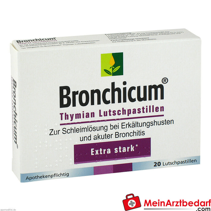 Bronchicum thym pastilles à sucer