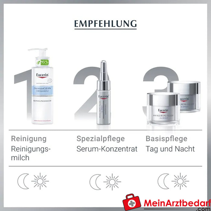 Eucerin® Hyaluron-Filler dagverzorging voor de droge huid - Vervaagt rimpels, voedt &amp; voorkomt vroegtijdige huidveroudering, 50ml