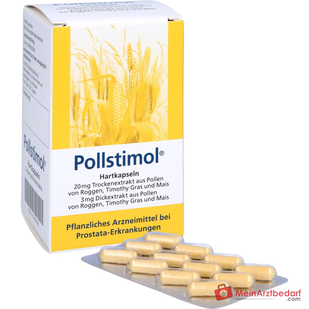 Pollstimol, gélules dures, 23 mg de mélange d'extraits de pollen de graminées, 60 pcs.