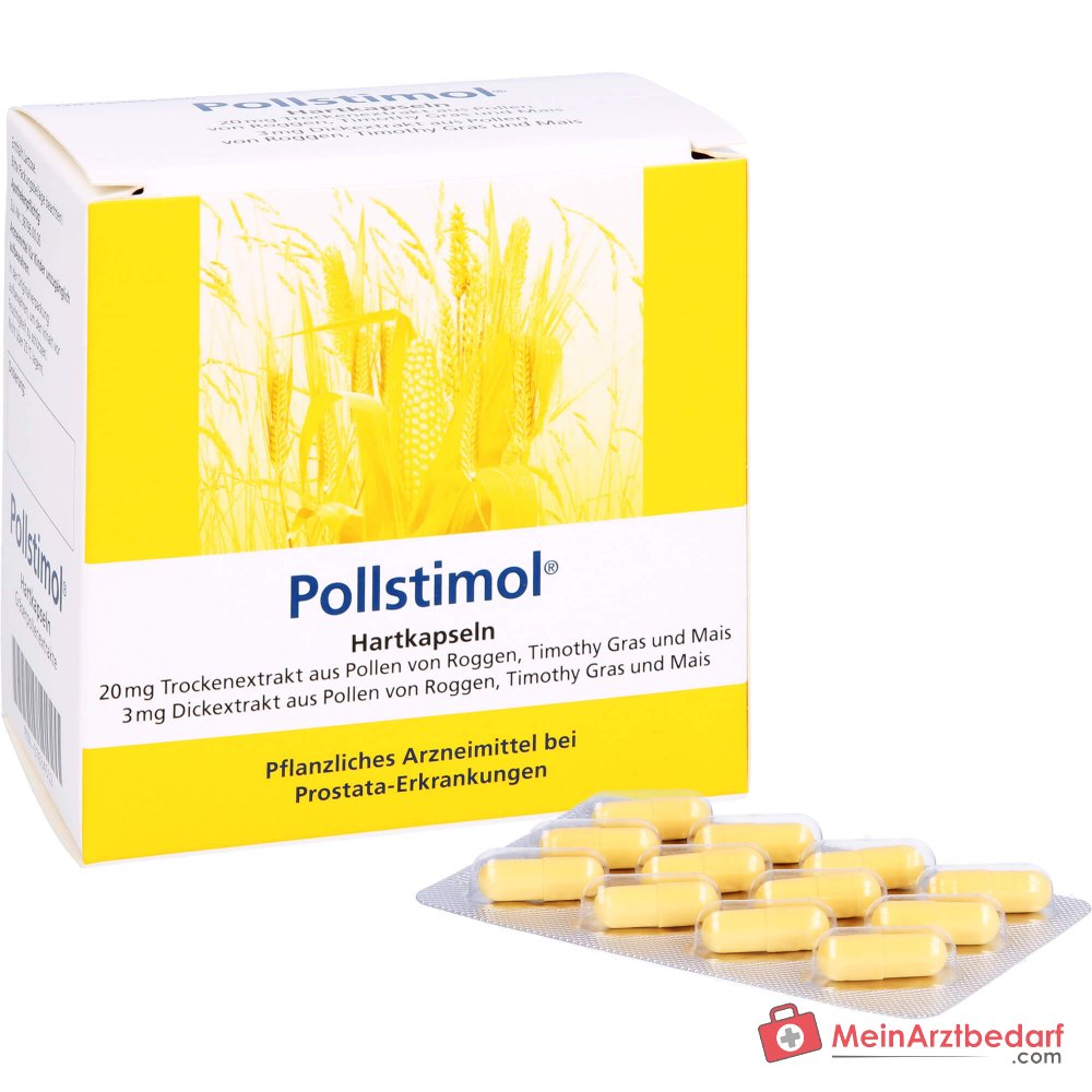 Pollstimol, gélules dures, 23 mg de mélange d'extraits de pollen de graminées, 60 pcs.