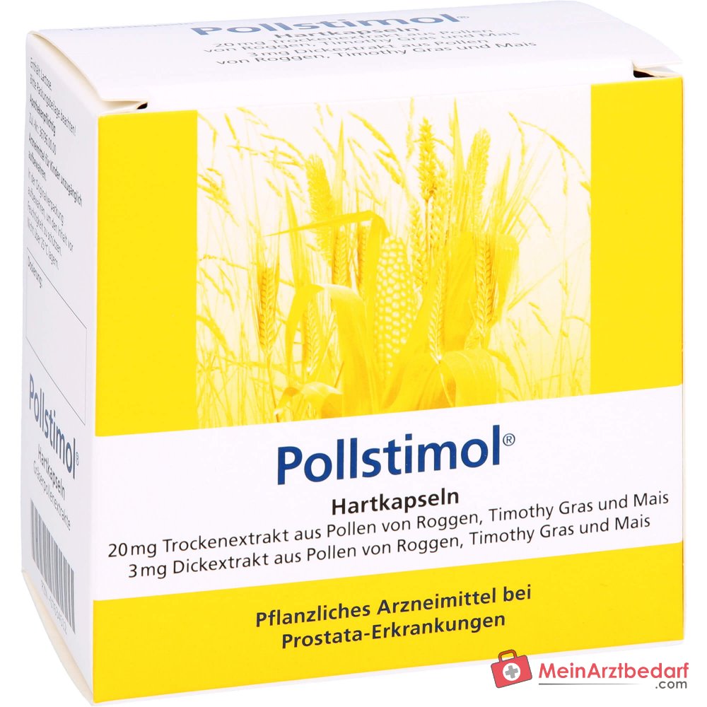 Pollstimol, gélules dures, 23 mg de mélange d'extraits de pollen de graminées, 60 pcs.