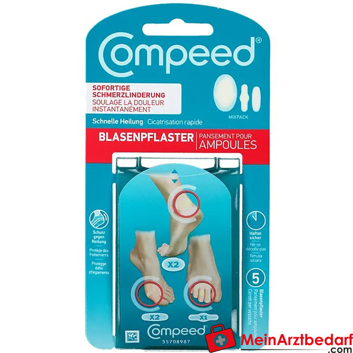 Compeed® blister plasters Mixpack, 5 pcs.