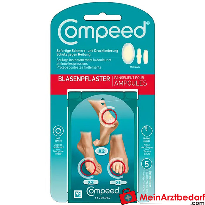 Pensos para blisters Compeed® Mixpack, 5 unid.