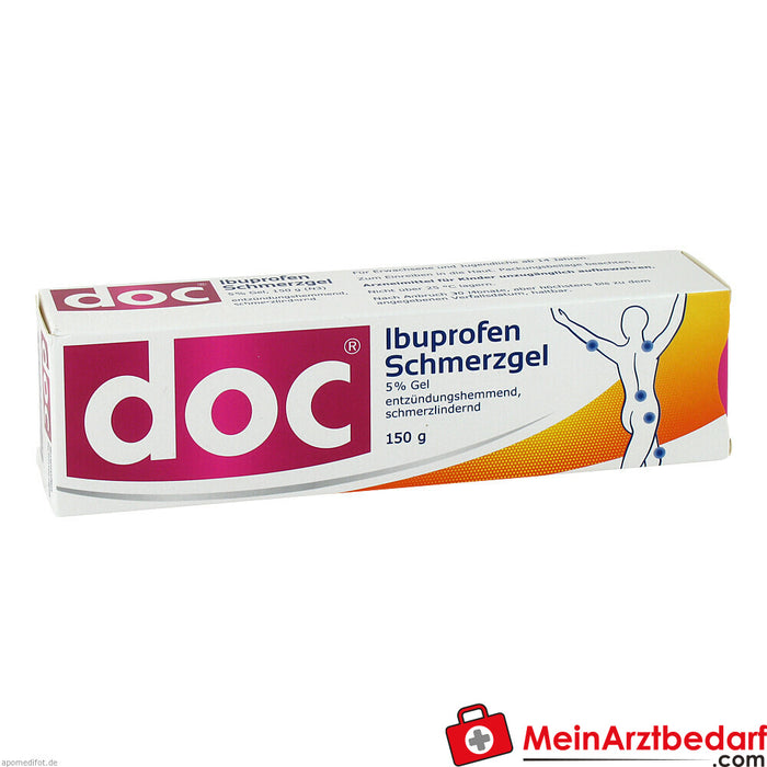 Doc Ibuprofeno gel analgésico 5%.
