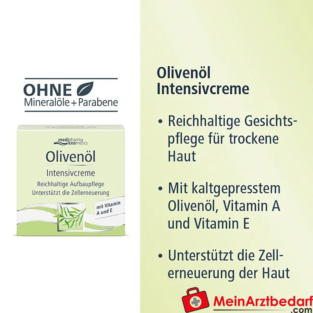medipharma cosmetics Olivenöl Intensivcreme, 50ml.