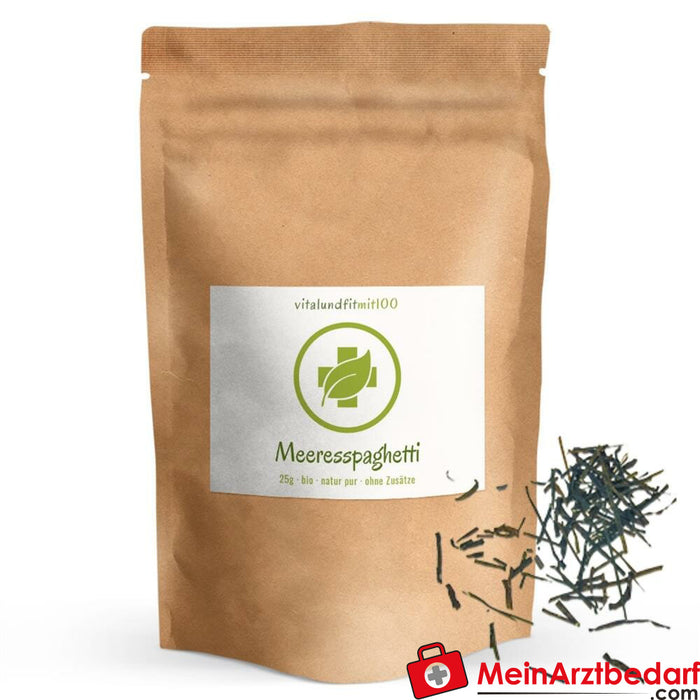 Słomiane wodorosty / spaghetti morskie (organiczne) 25 g