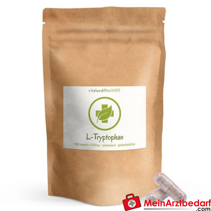 L-tryptofan w kapsułkach 150 kapsułek po 500 mg