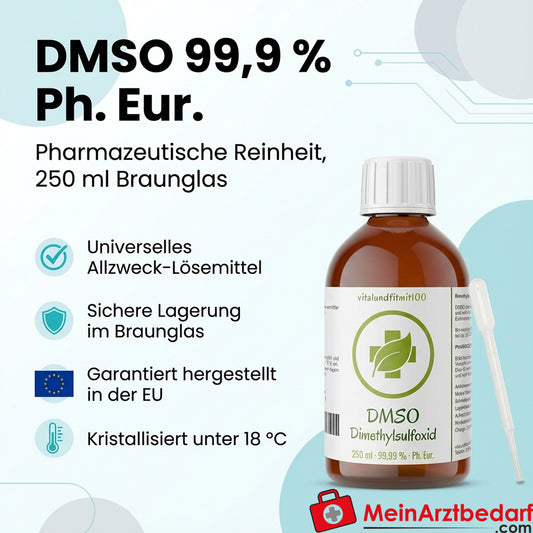 Dimethylsulfoxid (DMSO) 99,9% Ph. Eur. Lösung 250 ml Braunglas