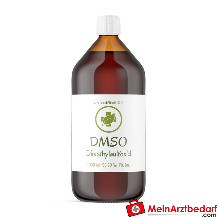琥珀色玻璃瓶装二甲基亚砜 DMSO 99.9 %（欧洲药典） 1000 毫升