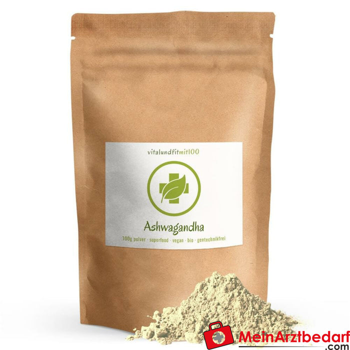 Ashwagandha ecológica en polvo 100 g