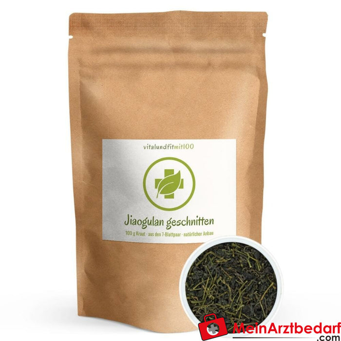 Jiaogulan (Gynostemma pentaphyllum) Kraut geschnitten 100 g