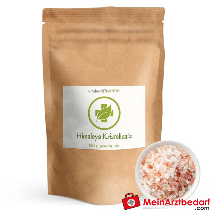 Sel cristallisé de l'Himalaya gros grains 1000 g