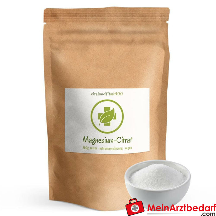 Magnesium citrate powder