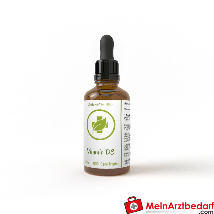 Vitamine D3 druppels (1.000 IU/druppel) 50ml