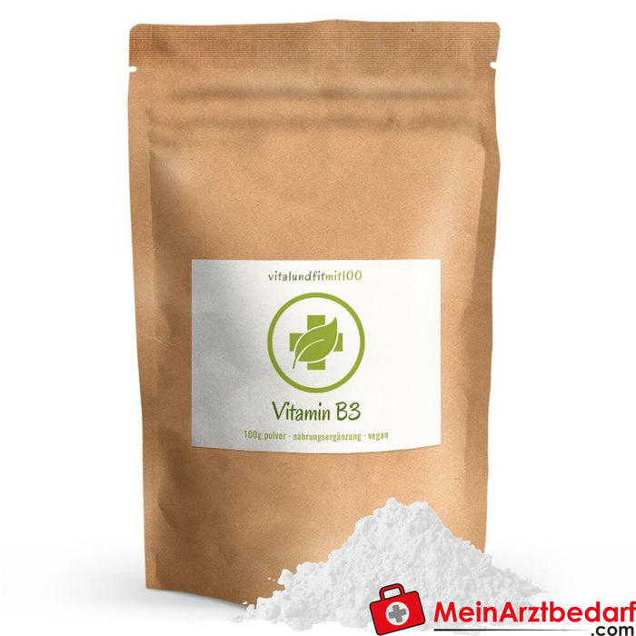 Vitamina B3 (nicotinamida) en polvo 100 g