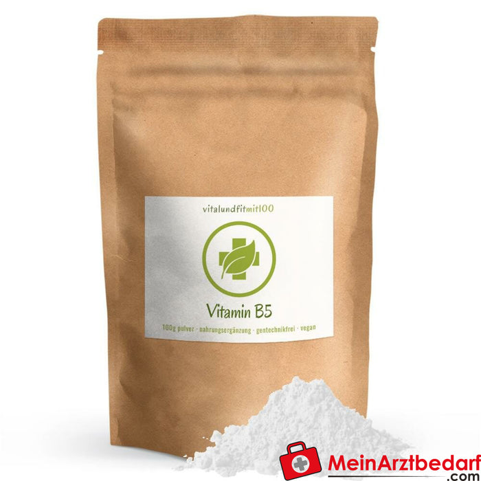Vitamina B5 (ácido pantoténico) en polvo 100 g