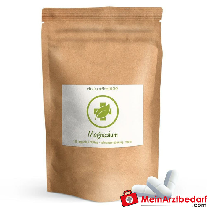 Natural magnesium tablets (from sea water) 120 pcs. à 300 mg
